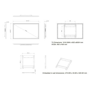 ระบบสมาร์ทมิเรอร์ทีวีพร้อมไฟ LED หน้าจอขนาด 43 นิ้ว 65 นิ้ว 75 นิ้ว สำหรับตกแต่งโรงแรมและช่วยในการแต่งหน้า - Product Image 3