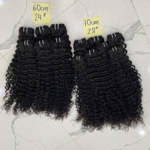 Extensions de cheveux vierges naturels vietnamiens de haute qualité, ondulés profonds, toutes cuticules alignées, perruques en dentelle, couleur naturelle, 100g - Product Image 5