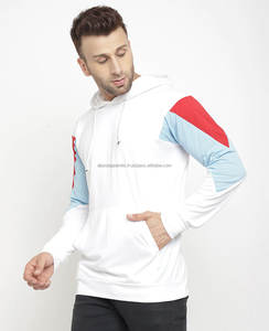 OEM Sudadera con capucha colorblock transpirable de algodón a granel con cremallera completa logotipo personalizado bordado sobre la cara Jersey largo temporada de invierno tamaño 6XL - Product Image 6