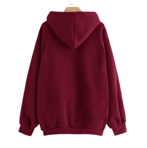 Sweat-shirt à capuche décontracté pour femme, design personnalisé, qualité supérieure, tricoté, respirant, écologique, confortable, fermeture éclair - Product Image 5