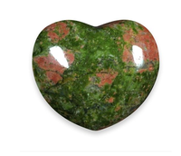 Meilleure qualité Offre Spéciale cristal naturel Unakite coeur Unakite pierres précieuses cœurs Unakite en forme de cœur pierres de guérison décoration de la maison