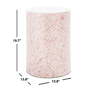 Mesa de Centro de Nácar Hecha a Mano por Artesanos, Estilo Boho de Lujo, Color Personalizado, Mueble de Sala de Estar Duradero y Ecológico - Product Image 2