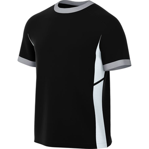 เสื้อยืดแขนสั้นสำหรับผู้ชายผ้าคอตตอน100% สีขาวดำคอกลมลายโมเสก - Product Image 1