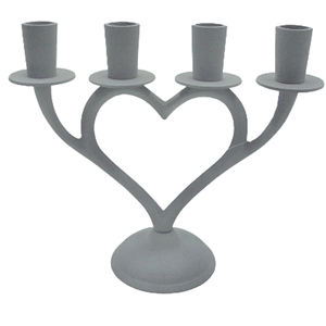 4 Arms Aluminum <b>Candle</b> Stand <b>Red</b> Powder Coating <b>Candle</b> Holders And Lanterns For Tabletop Decor items - Product Image 2
