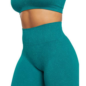 กางเกงเลกกิ้งโยคะผู้หญิงแบบพรีเมียม กระชับสัดส่วน ยืดได้สี่ทิศทาง ระบายอากาศได้ดี กางเกงออกกำลังกายเอวยางยืด รองรับสรีระ เหมาะสำหรับใส่ในยิม - Product Image 6