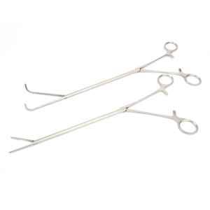 Forceps hémostatiques pour chirurgie thoracoscopique manuelle professionnelle, acier inoxydable allemand, instrument médical certifié CE - Product Image 2