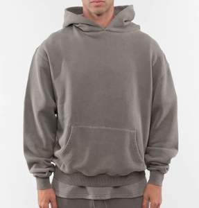 Sweat à capuche surdimensionné pour hommes en gros | Streetwear à capuche pull lourd 100% coton personnalisé Fabricant - Product Image 3