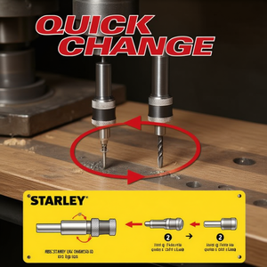 Broca Stanley HSS para Metal, Acero de Alta Velocidad para Trabajos en Metal, Producto de Primera Calidad en la Categoría de Brocas - Product Image 3