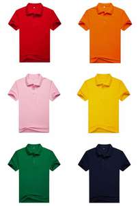 Vente en gros Polo confortable pour hommes 100% coton peigné T-shirt personnalisé multicolore à manches courtes pour hommes - Product Image 6