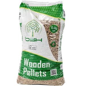 Granulés de bois de sciure de bois en vente 78mm Sacs de 15KG Cendres 1,2% Humidité 1,2% Système de chauffage Prix Europe Expédition bon marché dans le monde entier - Product Image 2