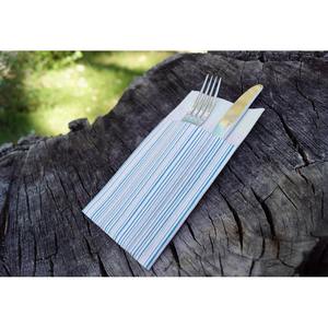 Servilletas de Bolsillo Kanguro con Diseño Básico Turquesa 33x40cm, Toallitas Secas Suaves, 480 Unidades, B2B - Product Image 1