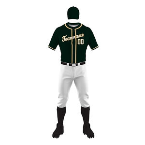 Uniforme de Béisbol Elegante con Logotipo Personalizado Impreso, Diseño de Color Sólido de Alta Calidad que Ofrece Comodidad, Durabilidad y un Ajuste Atlético Moderno - Product Image 2
