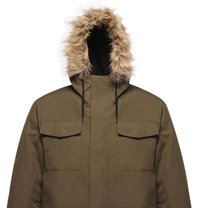 Gran oferta, chaqueta Parka para hombre con estilo y duradera con logotipo personalizado, temporada de invierno, abrigo cálido con capucha, decoración de bolsillo, precio razonable, OEM - Product Image 5