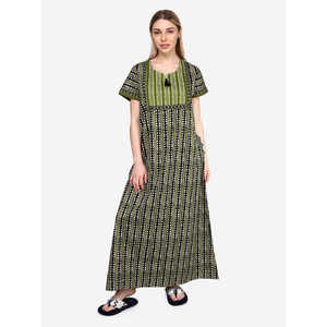 Robe de nuit longue en coton pour femme Evolve, tenue décontractée d'été avec taille élastique, taille XS, offre ODM - Product Image 6