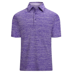 Couleur unie de haute qualité pour hommes, T-shirt polo, vêtements de golf surdimensionnés avec impression numérique douce, sérigraphie, broderie DTG - Product Image 1
