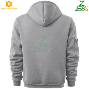 Mens Long Sleeve Tactical Pullover <b>Hoodie</b> Quarter Zip <b>Gym</b> Athletic Training Sweatshirt Casual Workout Print Polyester/Cotton - Product Image 3