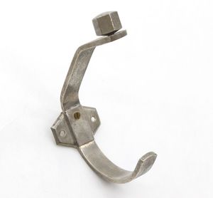 Strong <b>Heavy</b> <b>Duty</b> Aluminum Wall Hook With Artistic Style Designed For Outdoor Walls Patios And Entry Areas - Product Image 2