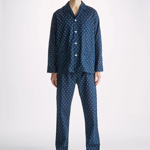 Ensemble de vêtements de nuit pour hommes d'automne-T-shirt à manches longues et haut chaud avec pantalon sous-vêtement thermique pour hommes et femmes - Product Image 2