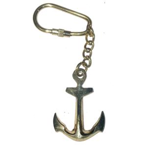 Antique laiton nautique ancre porte-clés en gros luxe Vintage article extérieur indien artisanat article nouveau Design 2025 Top produit - Product Image 1