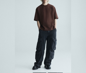 Camisetas de Hombre en Oferta, Nuevo Estilo Moderno, Diseño Sólido, Ligero, Ropa Urbana, 100% Algodón Peinado, Anti-Pilling - Product Image 2