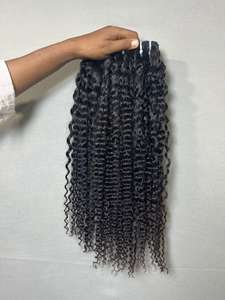 Vente en gros 10A paquets de cheveux indiens vierges bruts non transformés de haute qualité vison vendeurs d'usine d'extensions de cheveux humains - Product Image 5