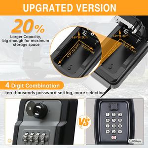 Étanche <span class=keywords><strong>voiture</strong></span> location véhicule <span class=keywords><strong>voiture</strong></span> clé fenêtre codée combinaison métal Surf clé serrure boîte <span class=keywords><strong>pour</strong></span> clés - Product Image 5