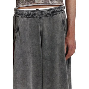 Pantalons de survêtement unisexes surdimensionnés personnalisés, pantalons de jogging larges et amples pour hommes, molleton de coton lourd, streetwear, commande en gros 2026 - Product Image 3