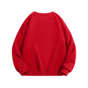 เสื้อสเวตเชิ้ตคอกลมสีพื้นลำลองสำหรับผู้ชาย สวมใส่สบาย น้ำหนักเบา ดีไซน์ไหล่ตก พิมพ์ลายดิจิทัล ย้อมสีเรียบ - Product Image 2