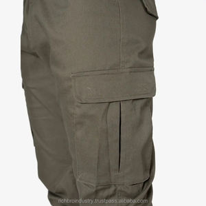 กางเกงคาร์โก้ผู้ชายผ้าแคนวาสทนทาน ทรงตรง เอวกลาง ผูกเชือก สไตล์ลำลอง แห้งเร็ว รุ่นใหม่ล่าสุด - Product Image 3