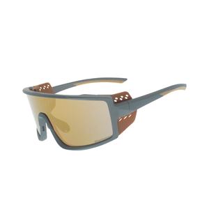 Gafas deportivas de una pieza de alta calidad, nuevo estilo retro con protectores laterales - Product Image 2