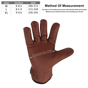 Guantes de Trabajo Industriales de Cuero para Hombre, Talla XL, Antideslizantes, con Pantalla Táctil, Venta al Por Mayor - Product Image 5