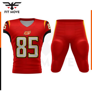ปรับแต่งเสื้ออเมริกันฟุตบอลเย็บคุณภาพ เย็บปักถักร้อยระเหิดชื่อแบรนด์เสื้อผ้ากีฬา - Product Image 1