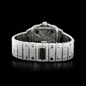 Alta calidad Nueva moda VVS Clarity Moissanite Diamond Watch Iced Style Luxury ETA Indian Manufacturer's Business Gift Band - Product Image 2