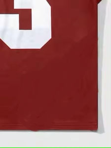 Custom Vintage Rhinestone Boxy T Shirt American Youth Striped Football <b>Jersey</b> Football Club <b>Sports</b> <b>Jersey</b> With Rhinestones - Product Image 6