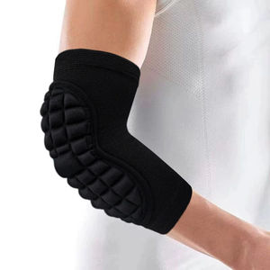 Leichte atmungsaktive Schwamm-Ellbogens chützer Gepolsterte Ellbogen hülse zum Skifahren Skaten Stricken Ellbogens chützer - Product Image 1