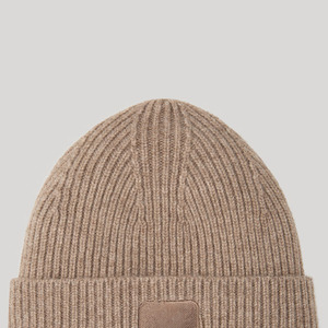 Bonnets unisexes élégants et chauds 100% acrylique avec motif d'arcs Vêtements d'hiver en acrylique doux pour la mode décontractée Marque promotionnelle - Product Image 4