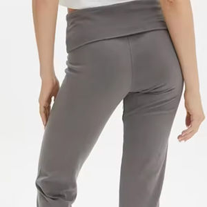 Personnalisé beurre Scrunch fesses taille haute Gym Fitness entraînement Flare Yoga Spandex/Nylon solide respirant grande taille femmes - Product Image 6