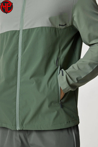 Conjunto Deportivo de Nylon Reflectante 3M Personalizado en Oferta, Chaquetas y Pantalones de Nylon de Diseño Moderno para Hombre, Conjunto Deportivo Cortavientos - Product Image 2