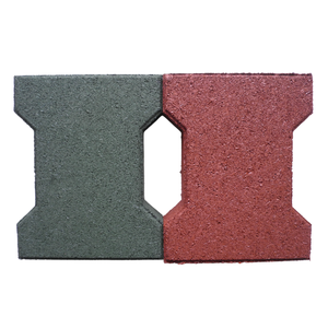 Adoquines de Caucho en Forma de Hueso de Perro de Alta Calidad, Grado Industrial, Diseño de Encaje Fácil, Pisos de 15-50 mm de Grosor - Product Image 1