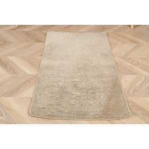 1.6x3 ft Turkish Rug, Rug, <b>Brown</b> Bordered Rug <b>Wool</b> - Product Image 2