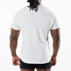 เสื้อยืดออกกำลังกายของผู้ชายเสื้อโอเวอร์ไซส์ผ้าคอตตอน100% วิ่งจ๊อกกิ้งเล่นยิมเสื้อโอเวอร์ไซส์พร้อมซักกรดแบบหลวมและแขนสั้นดีไซน์ใหม่ - Product Image 5