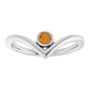 Bague de fiançailles solitaire en acier inoxydable, sertie clos, avec technologie d'incrustation, style éternité tendance, forme géométrique, placage griffe - Product Image 3