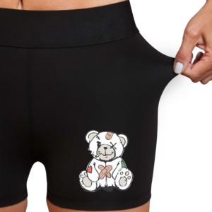 OEM algodón Booty Biker Shorts Mujeres Sexy Running Sports Tennis Baggy Fitness Booty Short Mujer Casual Short Gym Shorts Para Mujeres - Product Image 3