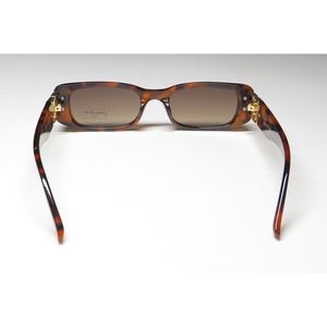 Occhiali da Sole Sean John SJS2021 per Donna, Protezione UV/UVB 100%, Lenti Sfumate Arancioni, Montatura Quadrata in PC Anti-Graffio, Stile Hip Americano - Product Image 4