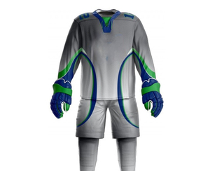 New Stitched Men Ice Hockey Uniform Fully Customized Printed Digital Print Anti-Wrinkle Breathable High Quality Wholesale Rate - Product Image 1