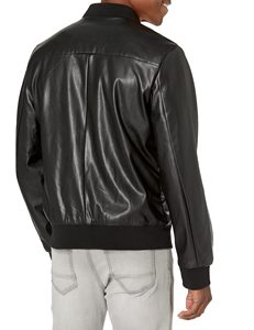 Men's Stylish Waterproof Genuine Leather Stand Front <b>Vintage</b> <b>Jacket</b> Fashionable Durable for Year-Round Adventures - Product Image 5