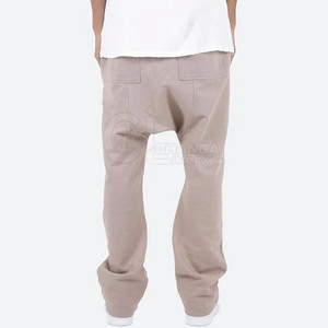 Pantalons amples décontractés tendance pour hommes, taille mi-haute, légers, en coton / Pantalons de jogging amples, style streetwear - Product Image 5