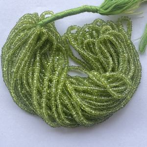 สายลูกปัดหินเพอริโดต์สีเขียวธรรมชาติ4มม. 6มม. 8มม. สายหินอัญมณีจากผู้ผลิตออนไลน์ Alibaba จริง - Product Image 4