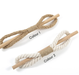 Handmade Braided Curtain Tiebacks, Farmhouse <b>Tie</b> <b>Backs</b> Rustic Holdbacks for Drapes Window Decor - Product Image 3
