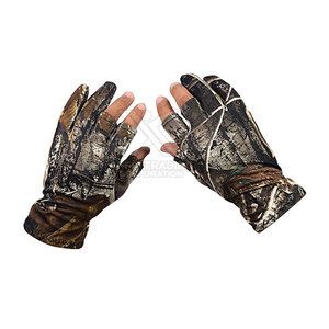 Guantes de caza de dedo completo clásicos para hombre, fabricación de Pakistán, diseño de cuero personalizado ligero - Product Image 5